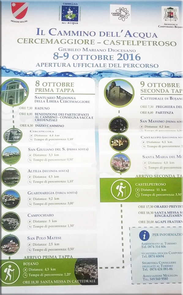 Cammino dell’Acqua: Cercemaggiore-Castelpetroso