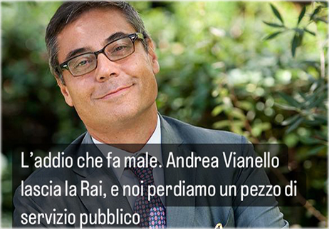 Andrea Vianello lascia la Rai