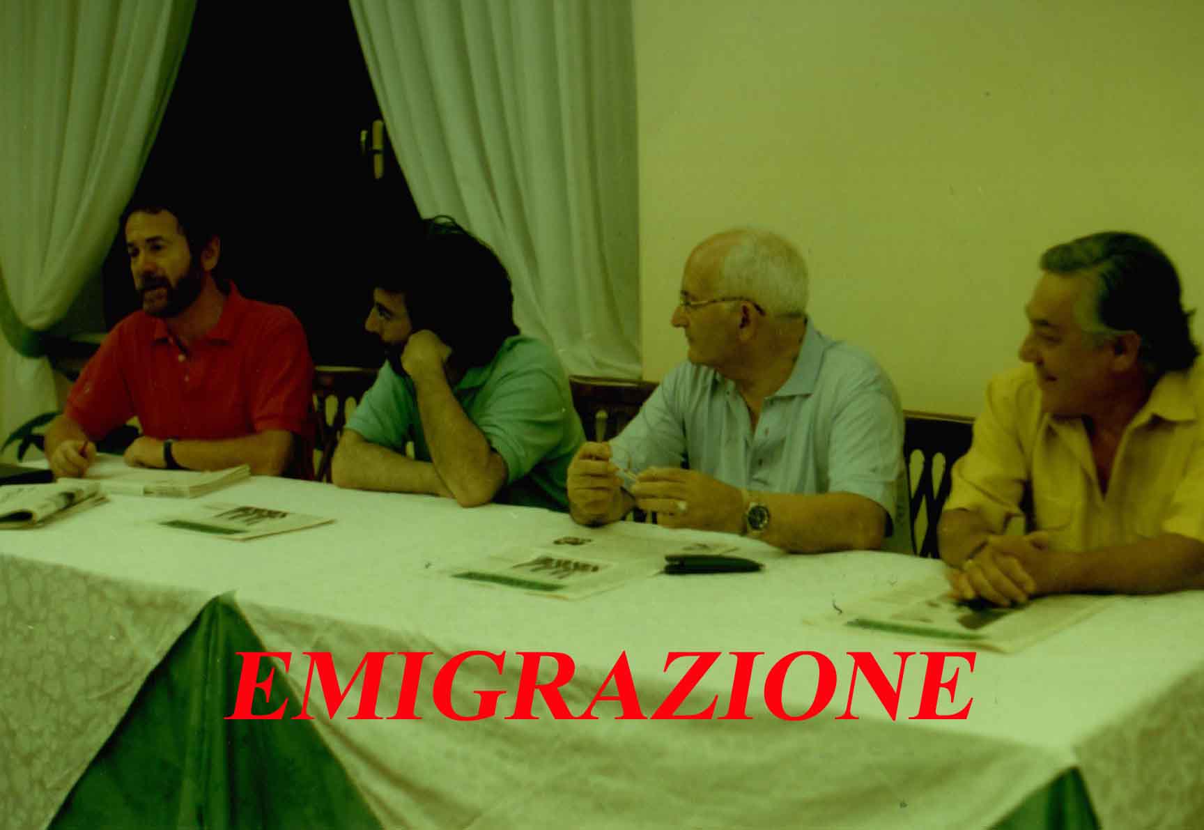 Giovanni Germano, Fabio Bellini,  Nunzio Di Vito ed Il Sindaco